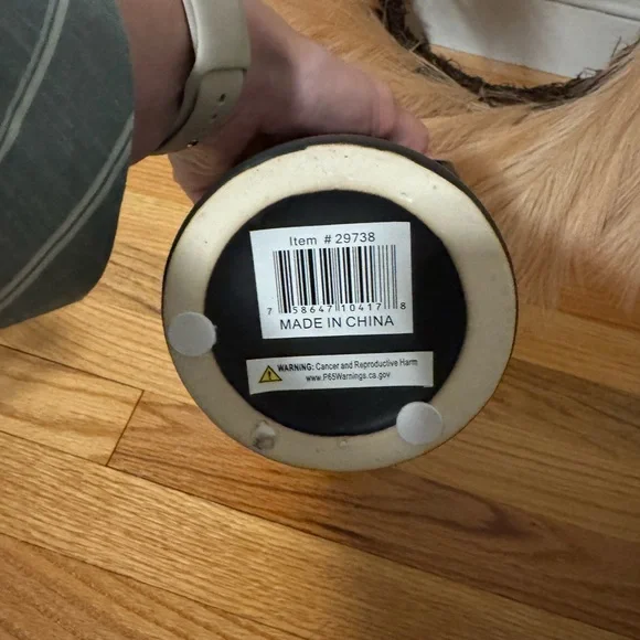 Threshold, Stoneware- vase, pitcher, vessel, 12.5 inches tall, Black - Picture 3 of 5